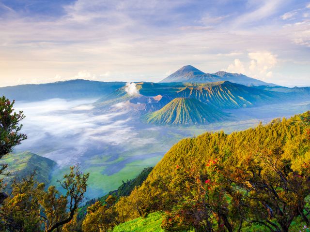 Vulkanen, markten en stranden op Java en Bali